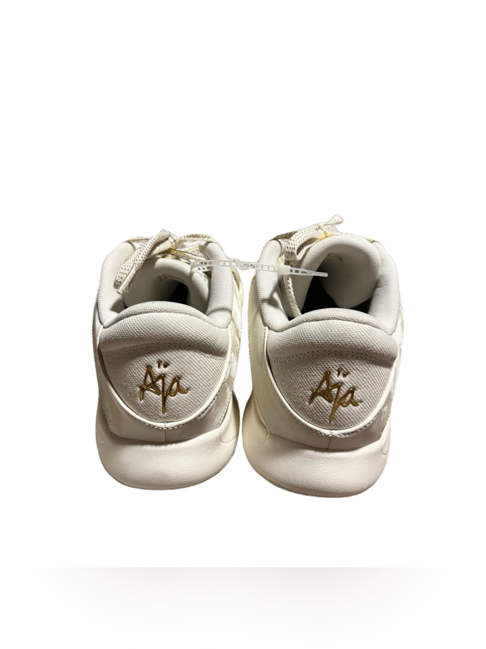 Nike A’One Sail Metallic Gold Women’s 12.5 Men’s 11 Basketball FZ8605-102 NEW - Picture 7 of 7